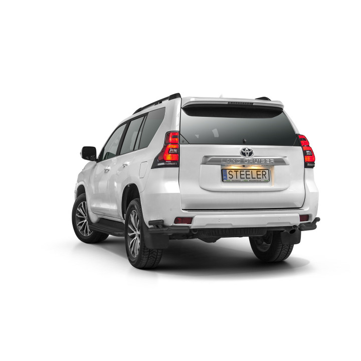 Colțare de Protecție Spate, Steeler 4x4 Corner Protect, Culoare Argintiu, Toyota Land Cruiser 150 2017 - Prezent - EDK.ro