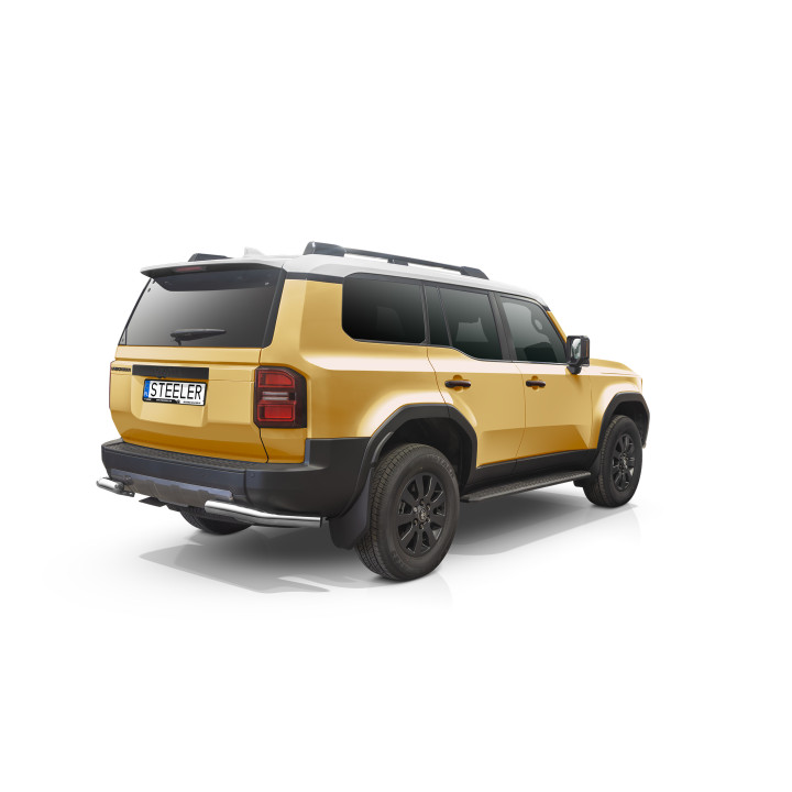Rear Protection Corners, Steeler 4x4 Corner Protect, Color Silver, Toyota Land Cruiser 250 2024 - Present - EDK.ro