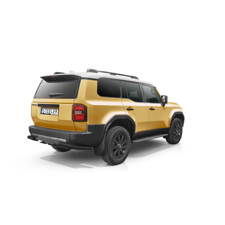 Rear Protection Corners, Steeler 4x4 Corner Protect, Color Silver, Toyota Land Cruiser 250 2024 - Present - EDK.ro