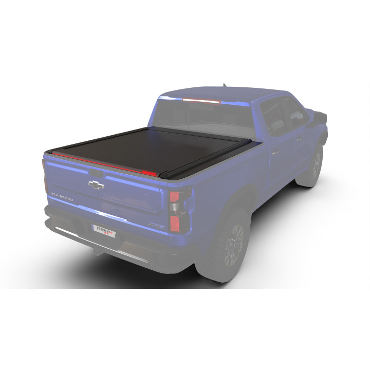 Spring Assisted Roll Top Tonneau Bed Cover, Tessera 4x4 Roll+, Chevrolet Silverado 1500 Bed Length 5.8 Feet 2014 - 2018 - EDK.ro