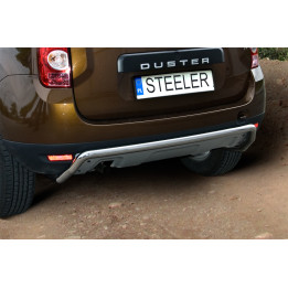 Bară de Protecție Spate, Steeler 4x4 Rear Protection, Culoare Argintiu, Dacia Duster 2010 - 2014 - EDK.ro