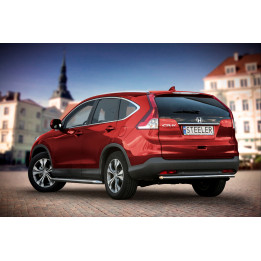Rear Protection Bar, Steeler 4x4 Rear Protection, Color Silver, Honda CR-V 2012 - 2016 - EDK.ro