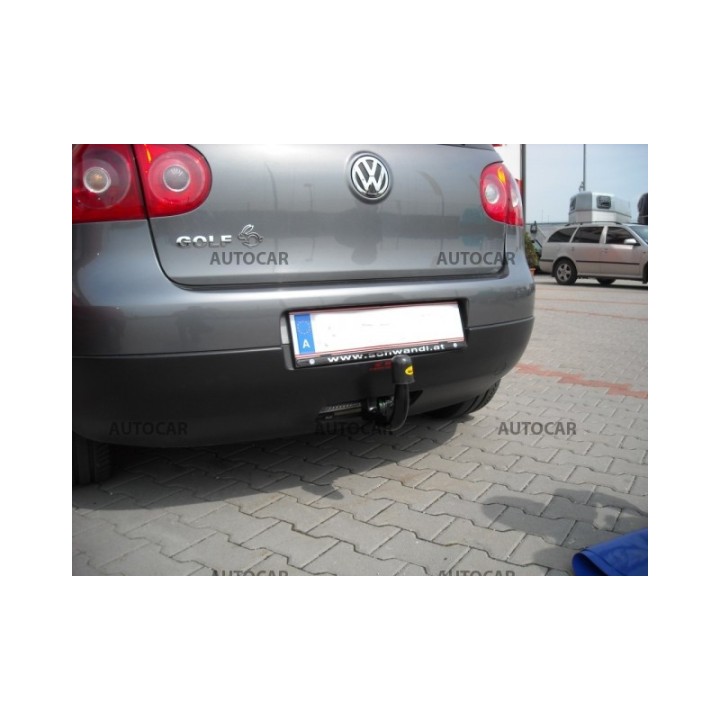 Cârlig de Remorcare, Auto-Hak, Sistem Demontabil Vertical, Volkswagen Golf 2003 - 2009 - EDK.ro