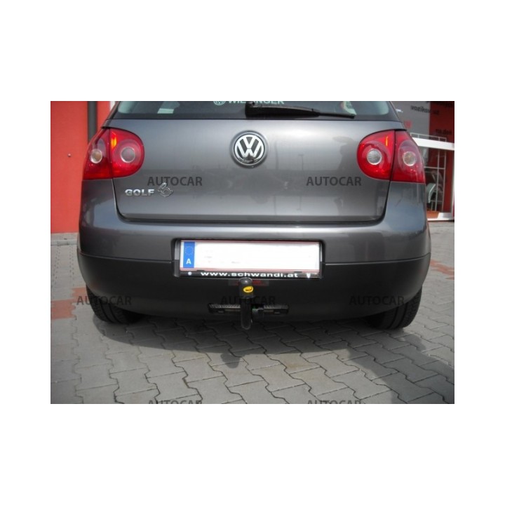 Cârlig de Remorcare, Auto-Hak, Sistem Demontabil Vertical, Volkswagen Golf 2003 - 2009 - EDK.ro