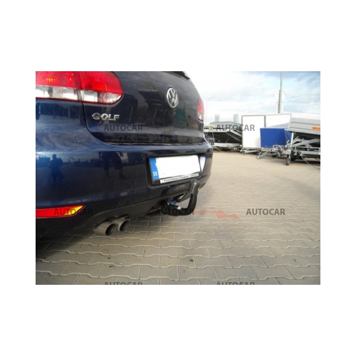 Cârlig de Remorcare, Auto-Hak, Sistem Demontabil Vertical, Volkswagen Golf 2003 - 2009 - EDK.ro