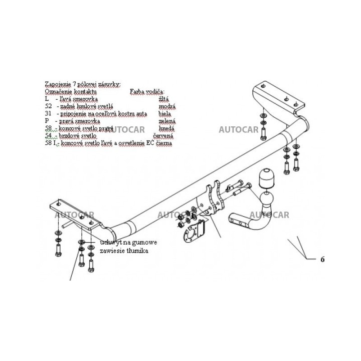 Cârlig de Remorcare, Auto-Hak, Sistem Demontabil Automat, Volvo S60 2000 - 2010 - EDK.ro