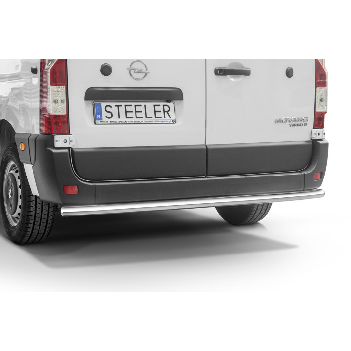 Bară de Protecție Spate, Steeler 4x4 Rear Protection, Culoare Argintiu, Opel Movano 2019 - 2023 - EDK.ro