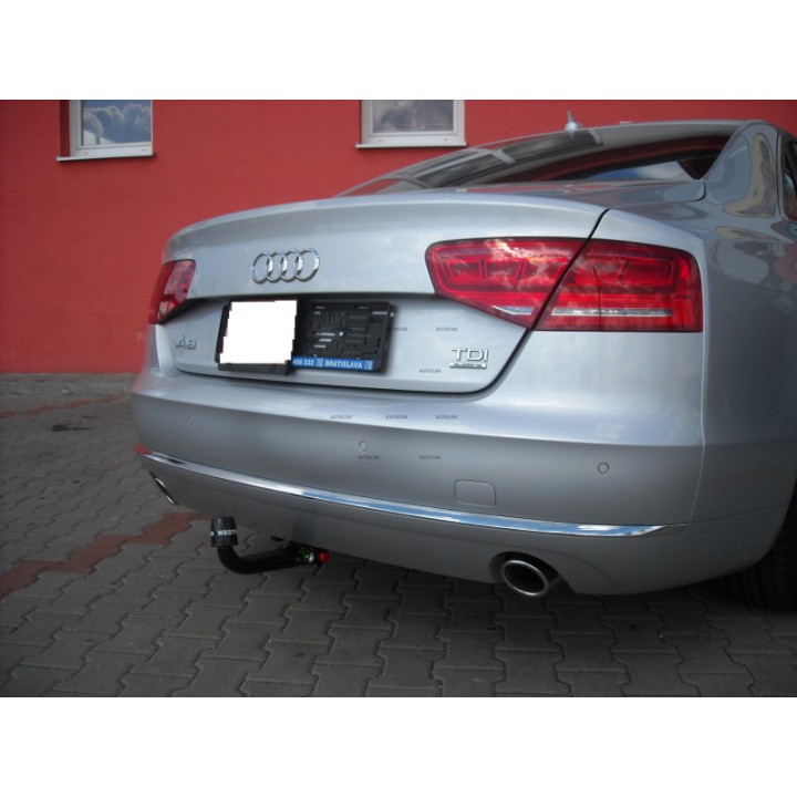 Vertical Detachable Towbar with Key, Westfalia Automotive A 8, Audi A8 2010 - 2017 - EDK.ro