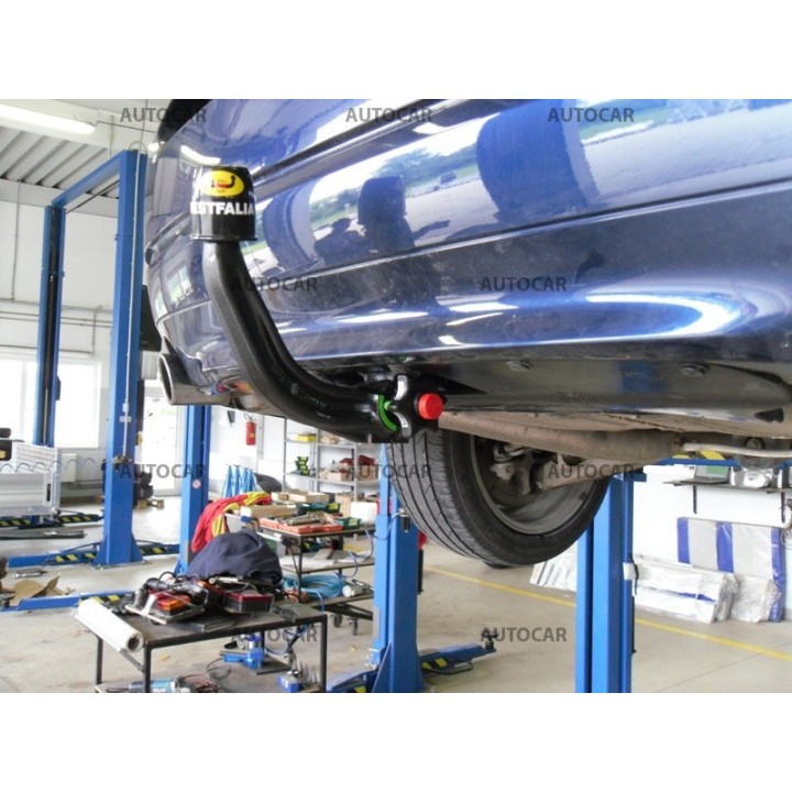 Vertical Detachable Towbar with Key, Westfalia Automotive 5 F10/F11, BMW Seria 5 2003 - 2010 - EDK.ro