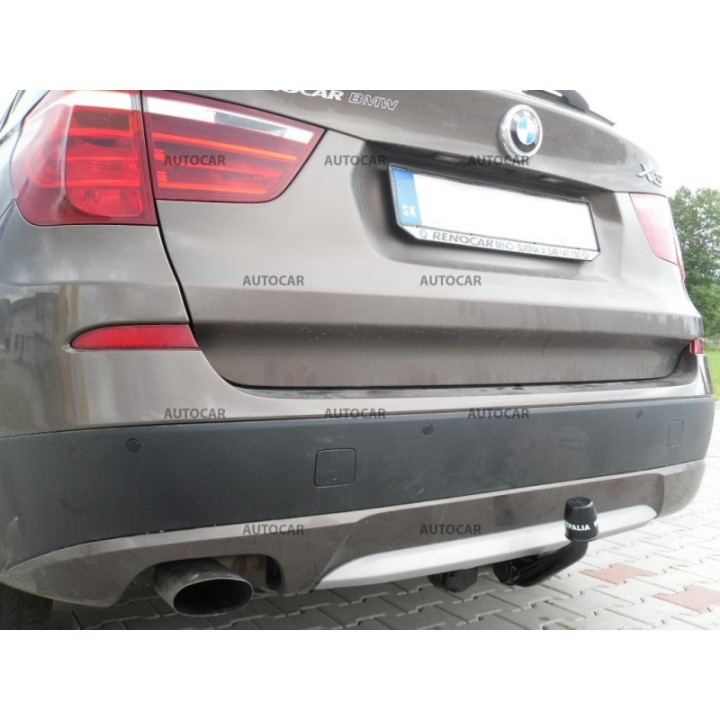Vertical Detachable Towbar with Key, Westfalia Automotive F25, BMW X3 2009 - 2014 - EDK.ro