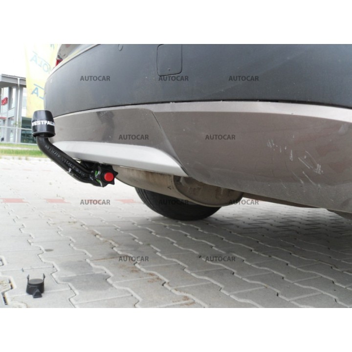 Vertical Detachable Towbar with Key, Westfalia Automotive F25, BMW X3 2009 - 2014 - EDK.ro