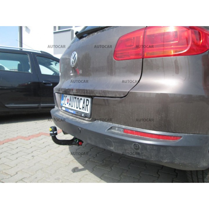 Vertical Detachable Towbar with Key, Westfalia Automotive I, Volkswagen Tiguan 2007 - 2016 - EDK.ro