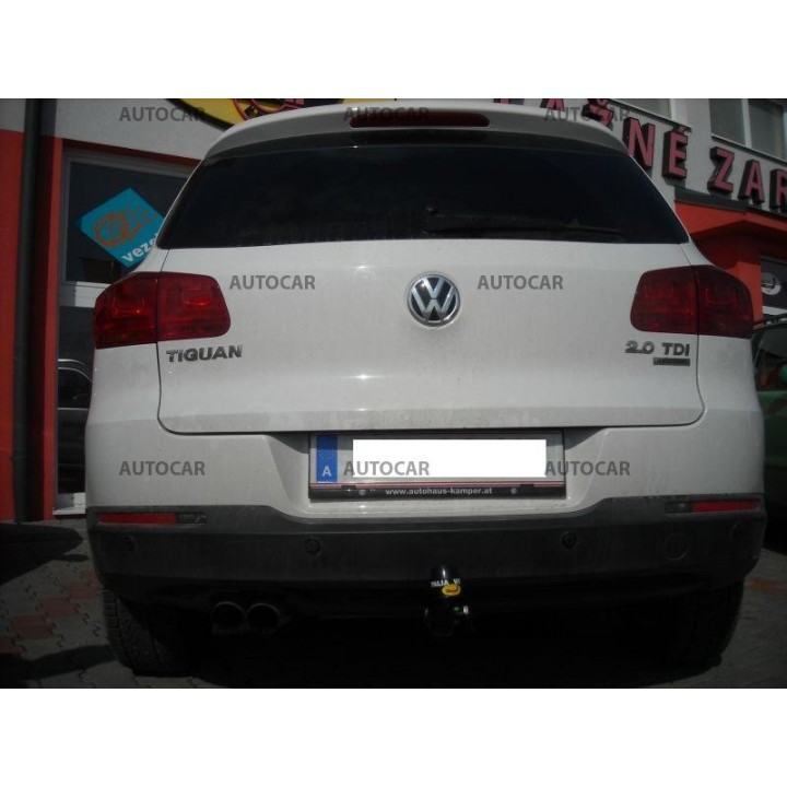 Vertical Detachable Towbar with Key, Westfalia Automotive I, Volkswagen Tiguan 2007 - 2016 - EDK.ro