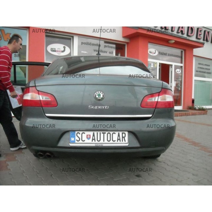 Towbar, Auto-Hak, Vertical Detachable System, Škoda Superb Station Wagon 4x4 2008 - 2014 - EDK.ro