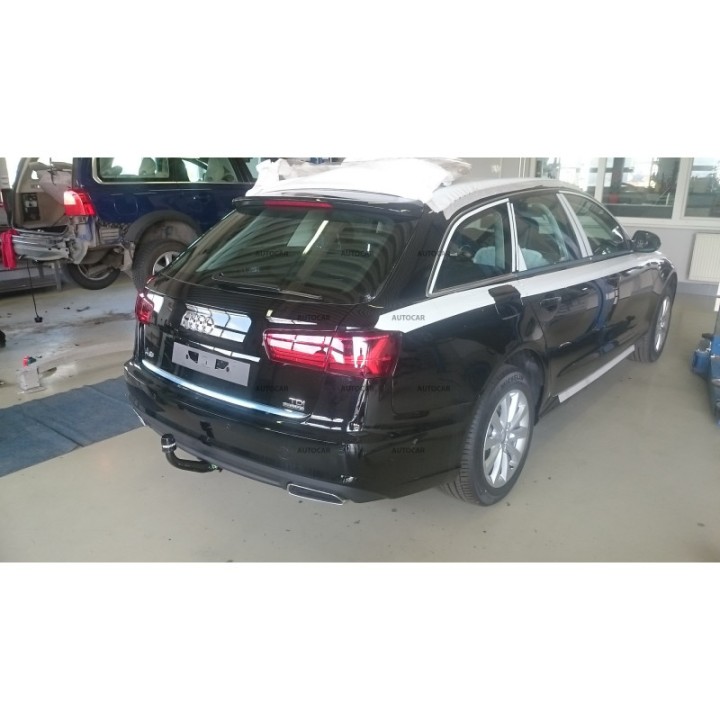 Vertical Detachable Towbar with Key, Westfalia Automotive, Audi A6 2011 - 2014 - EDK.ro