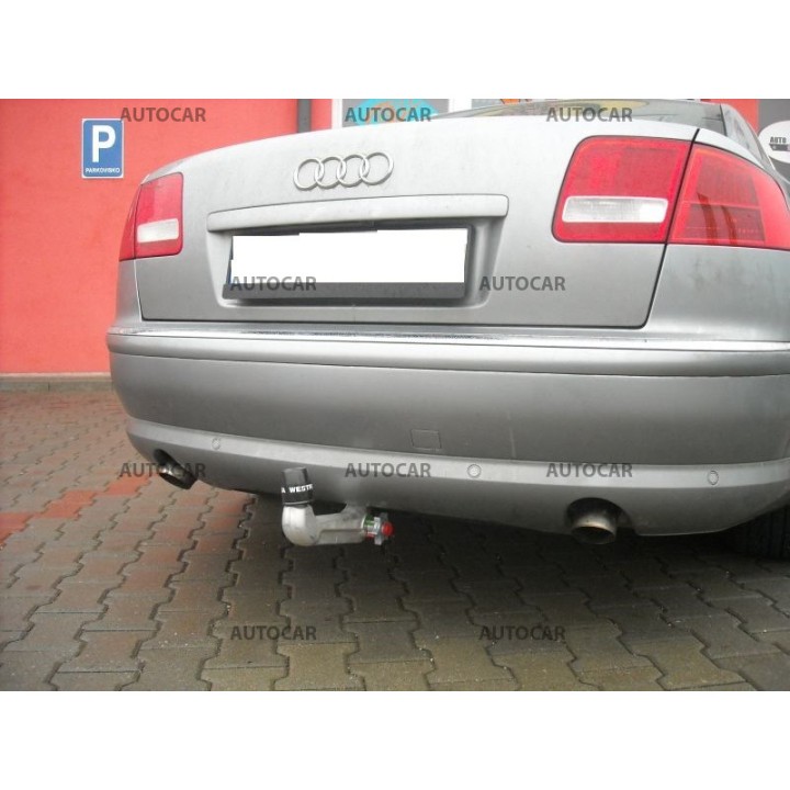 Vertical Detachable Towbar with Key, Westfalia Automotive A 8, Audi A8 2003 - 2010 - EDK.ro