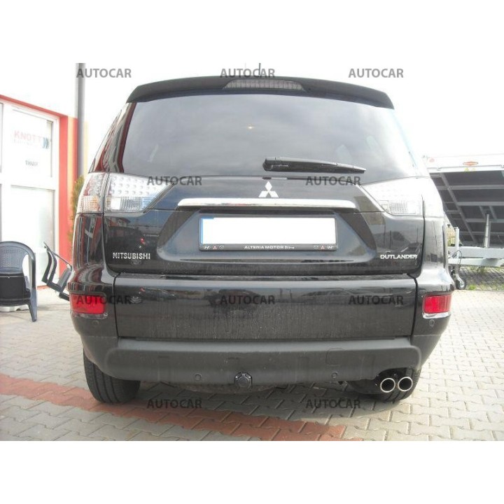 Vertical Detachable Towbar with Key, Westfalia Automotive, Mitsubishi Outlander 2007 - Present - EDK.ro