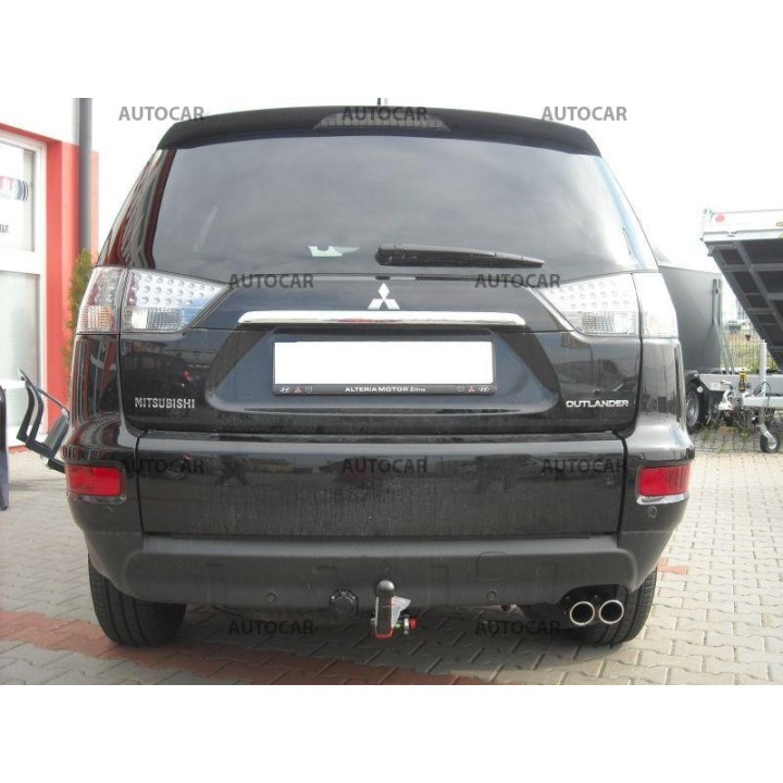 Vertical Detachable Towbar with Key, Westfalia Automotive, Mitsubishi Outlander 2007 - Present - EDK.ro