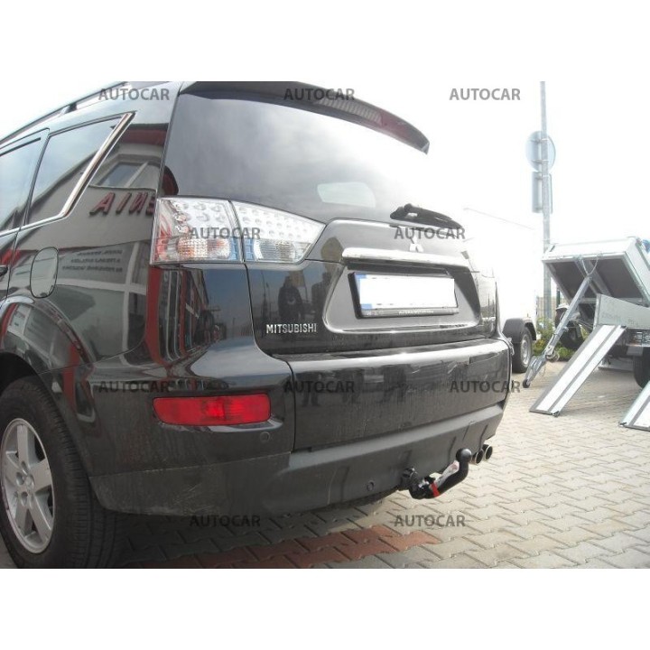 Vertical Detachable Towbar with Key, Westfalia Automotive, Mitsubishi Outlander 2007 - Present - EDK.ro