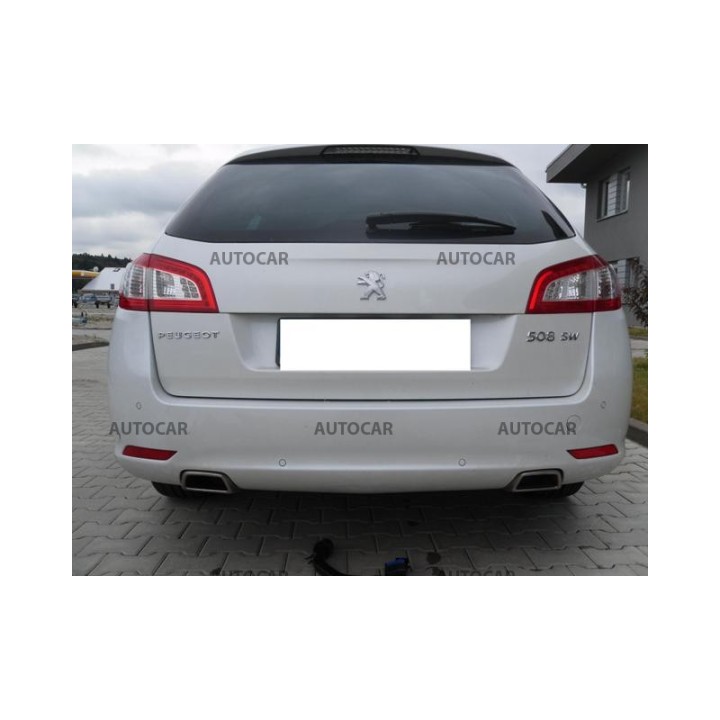 Towbar, Auto-Hak, Vertical Detachable System, Peugeot 508 Station Wagon 2011 - 2018 - EDK.ro