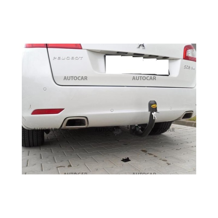 Towbar, Auto-Hak, Vertical Detachable System, Peugeot 508 Station Wagon 2011 - 2018 - EDK.ro