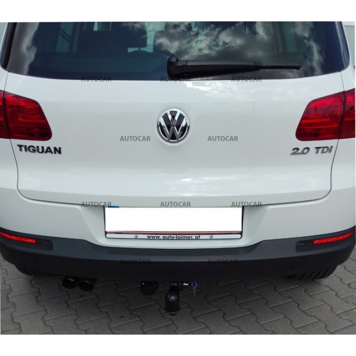 Towbar, Auto-Hak, Vertical Detachable System, Volkswagen Tiguan 2007 - 2016 - EDK.ro