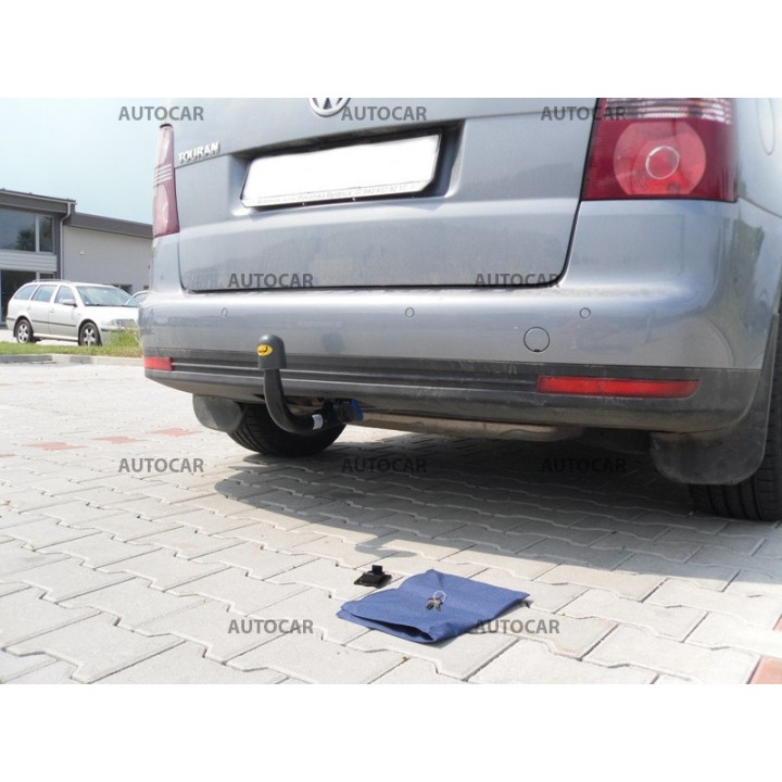Towbar, Auto-Hak, Vertical Detachable System, Volkswagen Touran 2003 - 2015 - EDK.ro