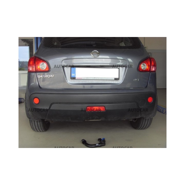Cârlig de Remorcare, Auto-Hak, Sistem Demontabil Vertical, Nissan Qashqai 2006 - 2013 - EDK.ro