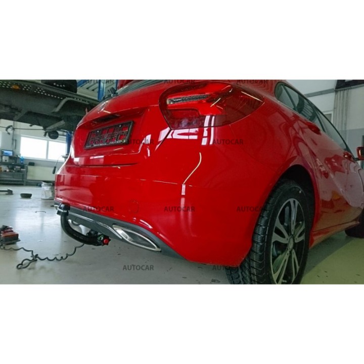 Cârlig de Remorcare Detașabil Vertical cu Cheie, Westfalia Automotive A (W176) B (W246), Mercedes-Benz A-Class 2012 - 2018 - EDK.ro