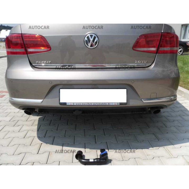 Cârlig de Remorcare, Auto-Hak, Sistem Demontabil Vertical, Volkswagen Passat 2010 - 2015 - EDK.ro