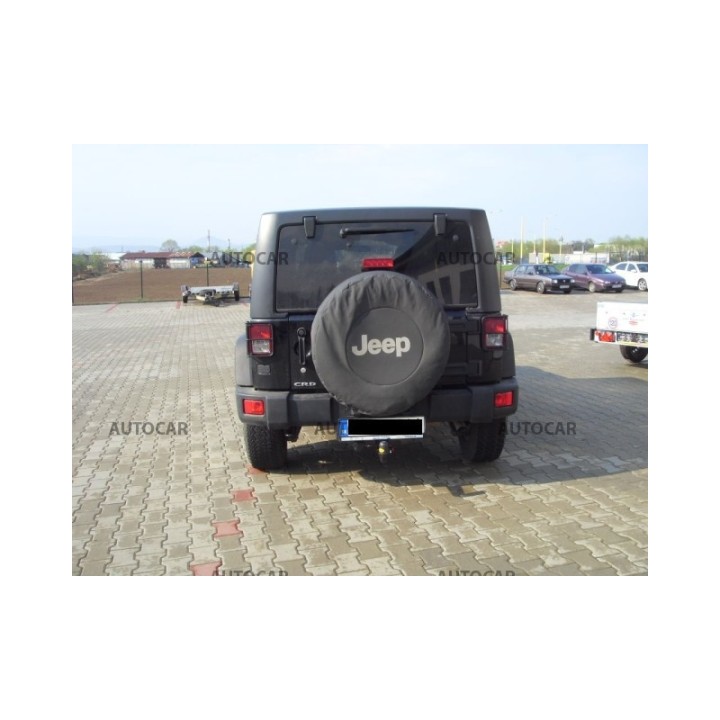 Cârlig de Remorcare Detașabil Vertical cu Cheie, Westfalia Automotive, Jeep Wrangler 2006 - 2017 - EDK.ro