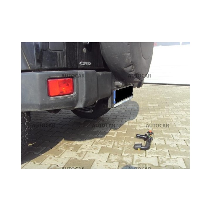 Cârlig de Remorcare Detașabil Vertical cu Cheie, Westfalia Automotive, Jeep Wrangler 2006 - 2017 - EDK.ro
