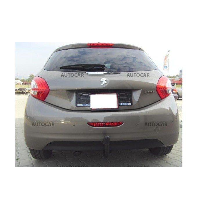 Towbar, Auto-Hak, Vertical Detachable System, Peugeot 208 2012 - Present - EDK.ro