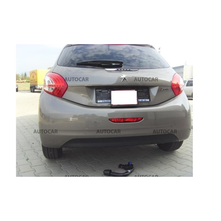 Towbar, Auto-Hak, Vertical Detachable System, Peugeot 208 2012 - Present - EDK.ro