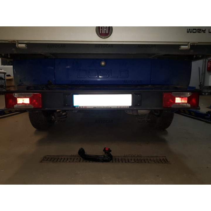 Cârlig de Remorcare Detașabil Vertical cu Cheie, Westfalia Automotive Doblo Platform, Fiat Doblò 2011 - Prezent - EDK.ro