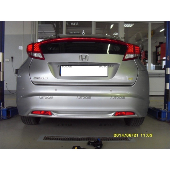 Cârlig de Remorcare, Auto-Hak, Sistem Demontabil Vertical, Honda Civic 5 Uși 2012 - 2015 - EDK.ro