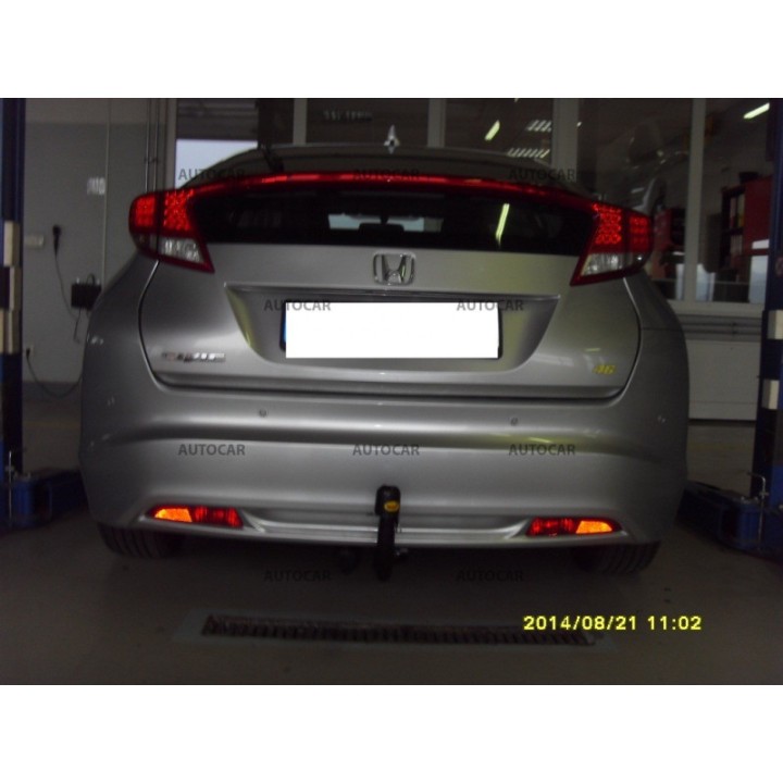 Towbar, Auto-Hak, Vertical Detachable System, Honda Civic 5-Door 2012 - 2015 - EDK.ro