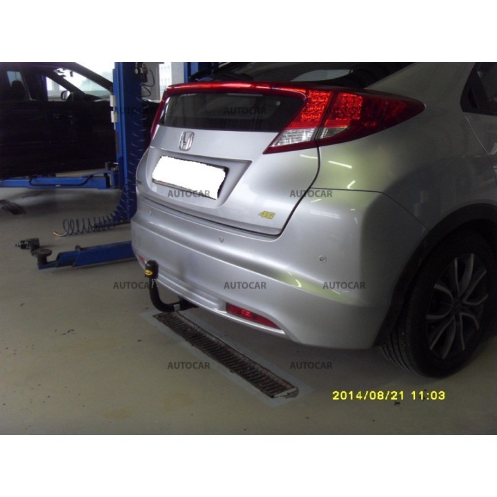Towbar, Auto-Hak, Vertical Detachable System, Honda Civic 5-Door 2012 - 2015 - EDK.ro
