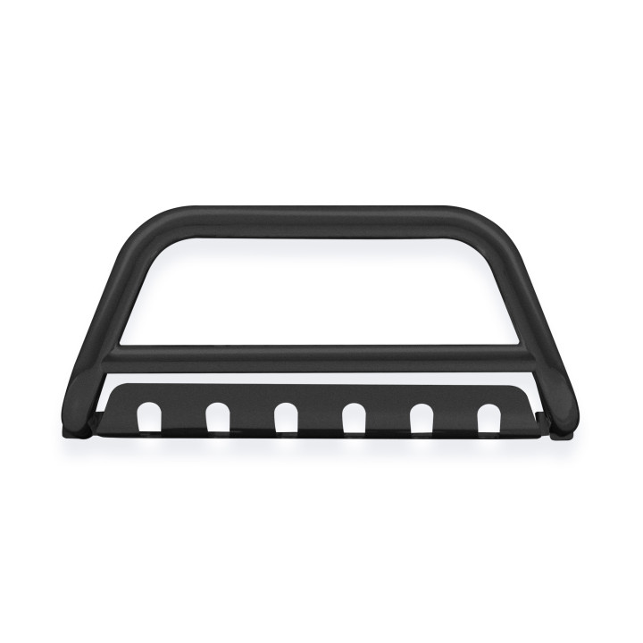 EC Homologated Bullbar, Steeler 4x4 "A" Bar with Plate, Color Black, Mitsubishi L200 2009 - 2015 - EDK.ro