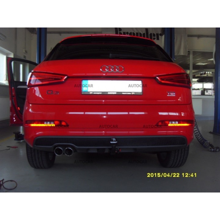 Towbar, Auto-Hak, Vertical Detachable System, Audi Q3 2011 - 2018 - EDK.ro