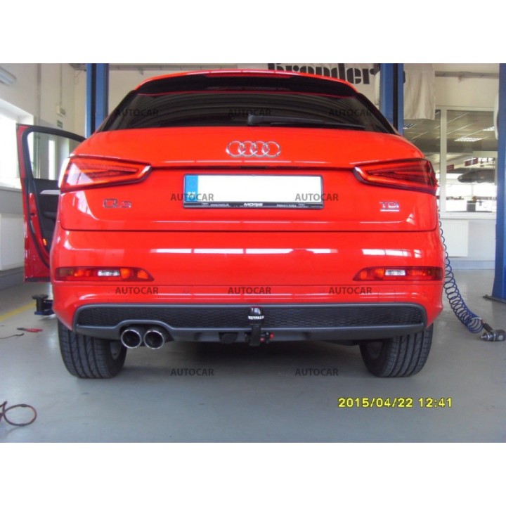 Cârlig de Remorcare, Auto-Hak, Sistem Demontabil Vertical, Audi Q3 2011 - 2018 - EDK.ro