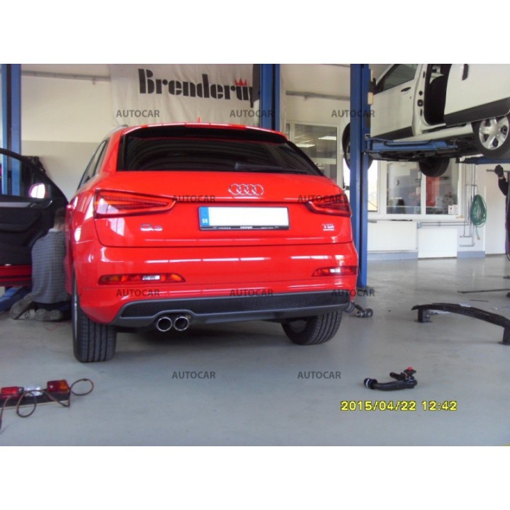 Cârlig de Remorcare, Auto-Hak, Sistem Demontabil Vertical, Audi Q3 2011 - 2018 - EDK.ro