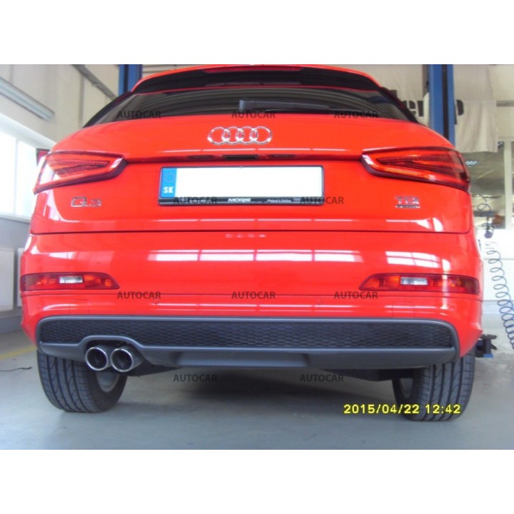 Cârlig de Remorcare, Auto-Hak, Sistem Demontabil Vertical, Audi Q3 2011 - 2018 - EDK.ro