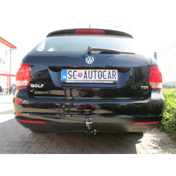 Cârlig de Remorcare Detașabil Vertical cu Cheie, Westfalia Automotive V VI Combi 4x4, Volkswagen Golf 2007 - 2013 - EDK.ro