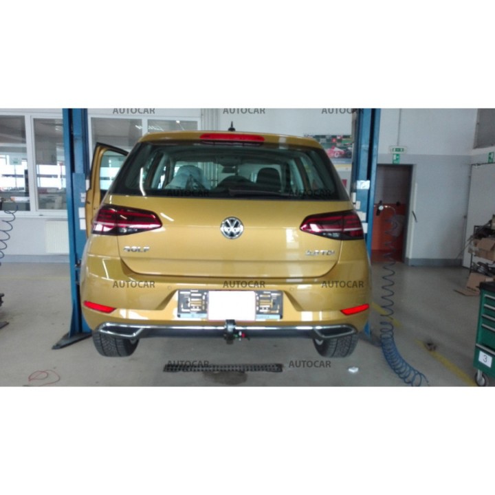 Vertical Detachable Towbar with Key, Westfalia Automotive VII, Volkswagen Golf 2012 - 2016 - EDK.ro