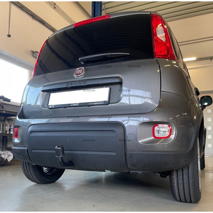 Towbar, Auto-Hak, Semi-Detachable System, Fiat Panda 5-Door 4x4 2012 - Present - EDK.ro