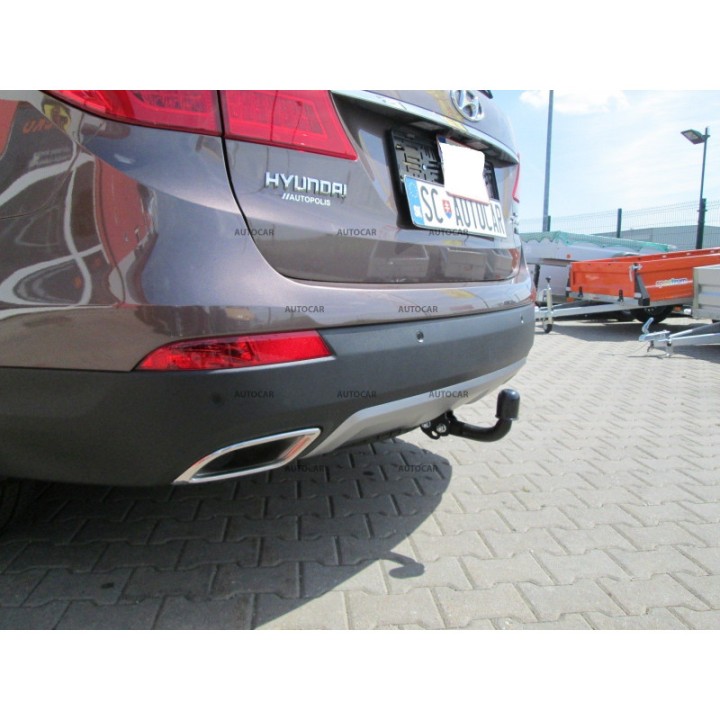 Towbar, Auto-Hak, Semi-Detachable System, Hyundai Santa Fe 5-Door 2012 - 2018 - EDK.ro