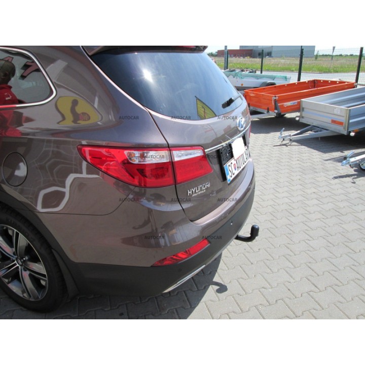 Cârlig de Remorcare, Auto-Hak, Sistem Semi-Demontabil, Hyundai Santa Fe 5 Uși 2012 - 2018 - EDK.ro