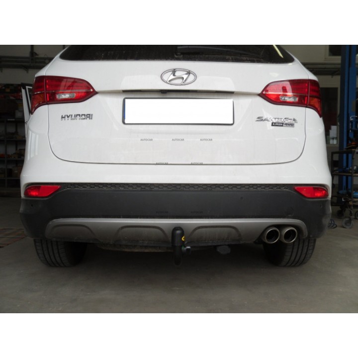 Cârlig de Remorcare, Auto-Hak, Sistem Demontabil Vertical, Hyundai Santa Fe 5 Uși 2012 - 2018 - EDK.ro