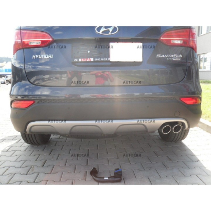 Towbar, Auto-Hak, Vertical Detachable System, Hyundai Santa Fe 5-Door 2012 - 2018 - EDK.ro